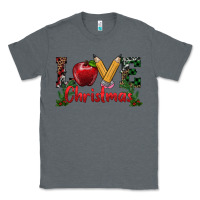 Charcoal Heather love christmas teacher Classic Tee - RanaPortraitStore