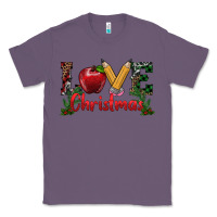 Lavender love christmas teacher Classic Tee - RanaPortraitStore