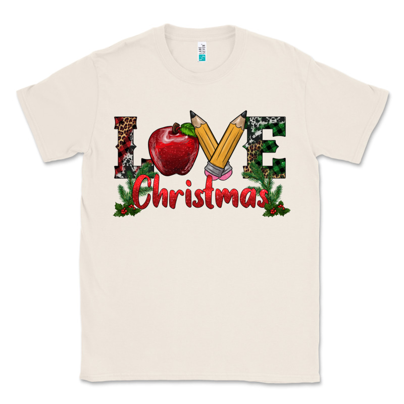 Love Christmas Teacher Classic Tee by RanaPortraitStore | Teevron