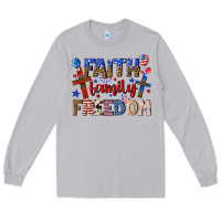 Moon Dust faith family freedom Long Sleeve Tee - texasbilliewilder