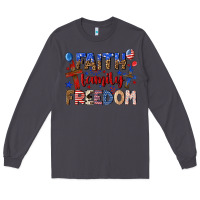 Smoke faith family freedom Long Sleeve Tee - texasbilliewilder