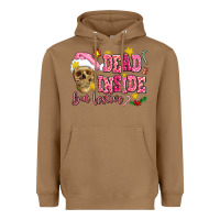 Toasted Coconut dead inside but festive Heavyweight Hoodie - AdoDesignShop