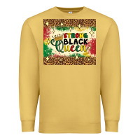 Antique Gold strong black queen tumbler Premium Sweatshirt - Artiststas
