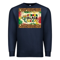 Navy strong black queen tumbler Premium Sweatshirt - Artiststas