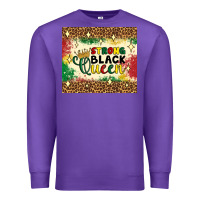Purple strong black queen tumbler Premium Sweatshirt - Artiststas