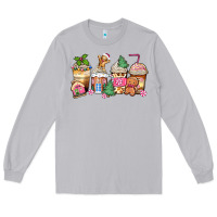 Moon Dust pink gingerbread coffee cups Long Sleeve Tee - Zillion Design Studio