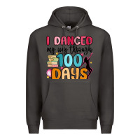 Smoke i danced my way through 100 days Premium Hoodie - MaliasSmallBusiness