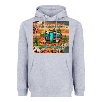 Heather Grey the best days are spent camping Heavyweight Hoodie - JahusDesignShop