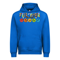 Cobalt feel your feelings Urban Hoodie - NancyCooperArtShop