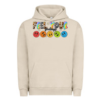 Pigment French Oak feel your feelings Urban Hoodie - NancyCooperArtShop