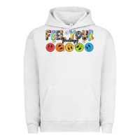Pigment Lunar Rock feel your feelings Urban Hoodie - NancyCooperArtShop