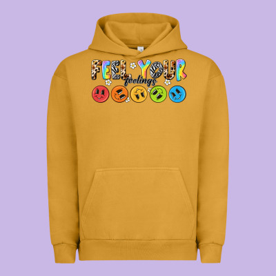 Feel Your Feelings Urban Hoodie Designed By Nancycooperartshop