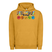 Pigment Peanut Butter feel your feelings Urban Hoodie - NancyCooperArtShop
