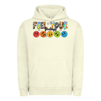 Pigment Pistachio feel your feelings Urban Hoodie - NancyCooperArtShop