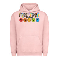 Pigment Salmon feel your feelings Urban Hoodie - NancyCooperArtShop