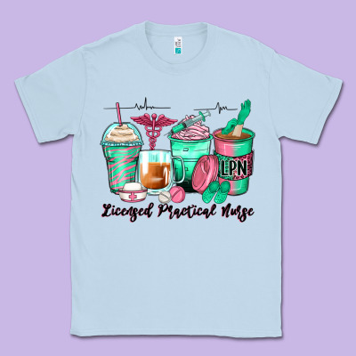 Licensed Practical Nurse Coffee Cups Classic Tee Designed By Zillion Design Studio