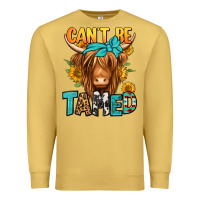 Antique Gold can't be tamed longhaired cow Premium Sweatshirt - Jasminsmagicworld