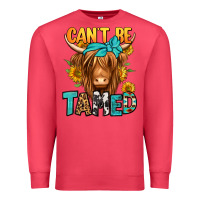 Cardinal can't be tamed longhaired cow Premium Sweatshirt - Jasminsmagicworld