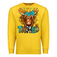 Lemon can't be tamed longhaired cow Premium Sweatshirt - Jasminsmagicworld
