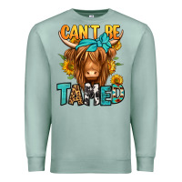 Seafoam can't be tamed longhaired cow Premium Sweatshirt - Jasminsmagicworld