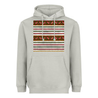 Moon Dust christmas mistletoe and stripes seamless pattern Heavyweight Hoodie - BundleAndBundleShop