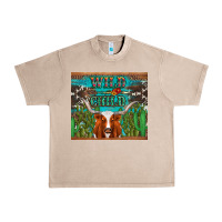 French Oak whild child longhorn  cactus cowhide Urban Heavy Tee - Artiststas