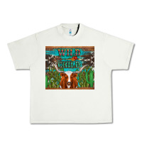 Pistachio whild child longhorn  cactus cowhide Urban Heavy Tee - Artiststas