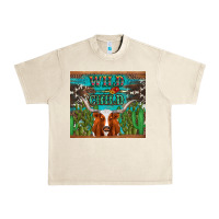 Sandshell whild child longhorn  cactus cowhide Urban Heavy Tee - Artiststas