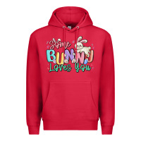 Cardinal some bunny loves you easter Premium Hoodie - MaliasSmallBusiness