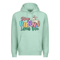 Seafoam some bunny loves you easter Premium Hoodie - MaliasSmallBusiness