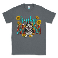 Charcoal Heather western alaskan husky mom Classic Tee - texasbilliewilder