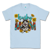 Dusty Blue western alaskan husky mom Classic Tee - texasbilliewilder