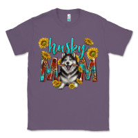 Lavender western alaskan husky mom Classic Tee - texasbilliewilder