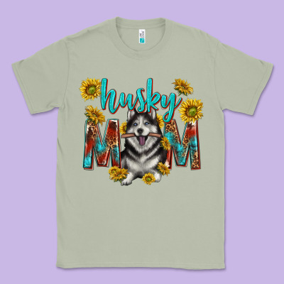 Western Alaskan Husky Mom Classic Tee Designed By Texasbilliewilder