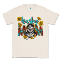 Natural western alaskan husky mom Classic Tee - texasbilliewilder