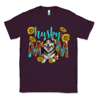 Plum western alaskan husky mom Classic Tee - texasbilliewilder