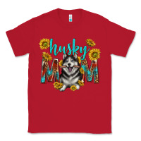 Red western alaskan husky mom Classic Tee - texasbilliewilder