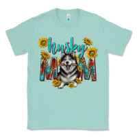 Seafoam western alaskan husky mom Classic Tee - texasbilliewilder