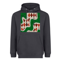 Smoke christmas diamond plaid and green glitter seamless pattern Heavyweight Hoodie - BundleAndBundleShop