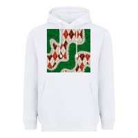White christmas diamond plaid and green glitter seamless pattern Heavyweight Hoodie - BundleAndBundleShop