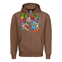 Chestnut summer break Zipper Hoodie - Zillion Design Studio