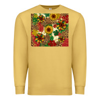 Antique Gold juneteenth sunflowers Premium Sweatshirt - Artiststas