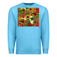 Ocean Blue juneteenth sunflowers Premium Sweatshirt - Artiststas