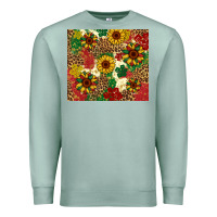 Seafoam juneteenth sunflowers Premium Sweatshirt - Artiststas