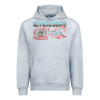 Heather Grey ultrasound tech Urban Hoodie - MaliasSmallBusiness