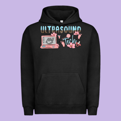 Ultrasound Tech Urban Hoodie Designed By Maliassmallbusiness
