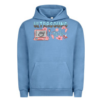 Pigment Pebble Blue ultrasound tech Urban Hoodie - MaliasSmallBusiness