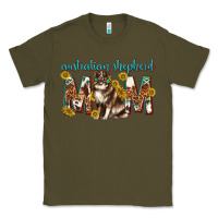 Army Green western australian shepherd mom Classic Tee - texasbilliewilder
