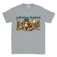 Heather Grey western australian shepherd mom Classic Tee - texasbilliewilder