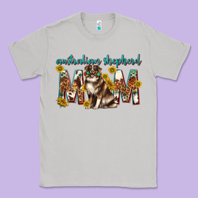 Western Australian Shepherd Mom Classic Tee Designed By Texasbilliewilder